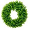 Chiara Green Artificial Boxwood Decorative Wreath Indoor/Outdoor Use Available
